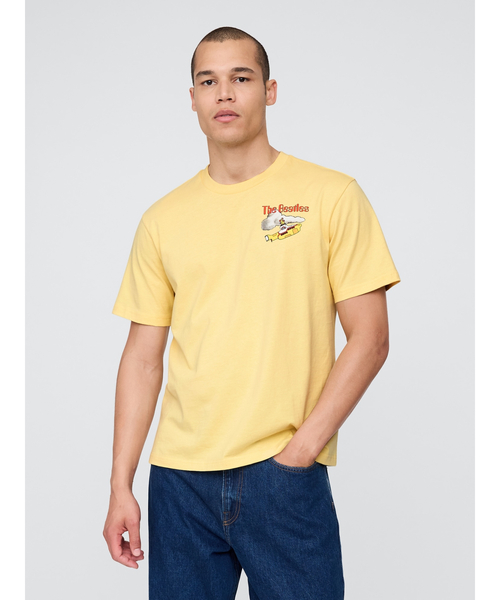 GAP(ギャップ)の「●ザ・ビートルズ リラックス グラフィックTシャツ/ THE BEATLES(Tシャツ/カットソー・メンズ・イエロー・L/XL/XS/S/M)」の11枚目の写真