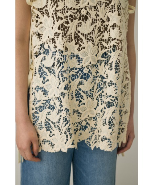 ⭐️専用☆未使用☆[598]NINEレースチュニック anatelier 刺繍レース レイヤードチュニック アナトリエ