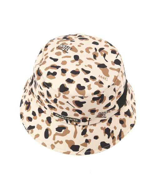 PEARLY GATES】ヒョウ柄UVハット (UNISEX)（ハット）｜PEARLY GATES