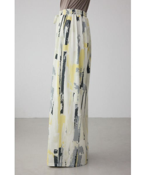 AZUL by moussy（アズールバイマウジー）の「C/Tシャーベットワイドパンツ（スラックス・レディース・ホワイト系その他/グレー/ブラック・SMALL/MEDIUM）」の8枚目の写真