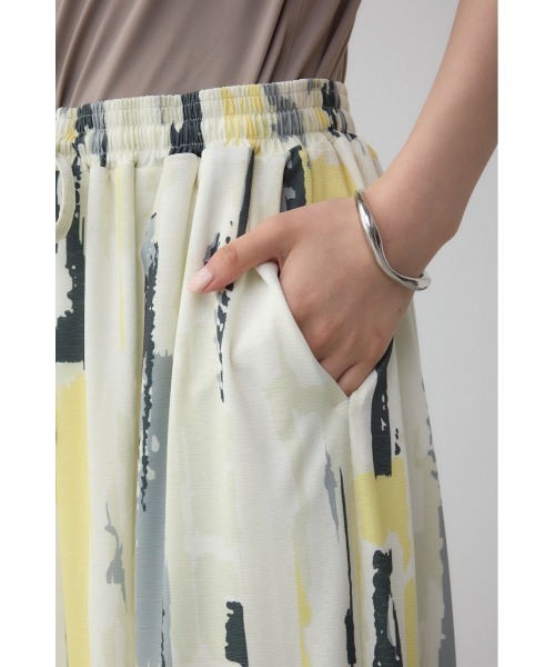 AZUL by moussy（アズールバイマウジー）の「C/Tシャーベットワイドパンツ（スラックス・レディース・ホワイト系その他/グレー/ブラック・SMALL/MEDIUM）」の12枚目の写真