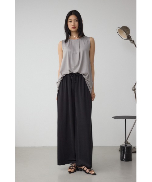 AZUL by moussy（アズールバイマウジー）の「C/Tシャーベットワイドパンツ（スラックス・レディース・ホワイト系その他/グレー/ブラック・SMALL/MEDIUM）」の15枚目の写真