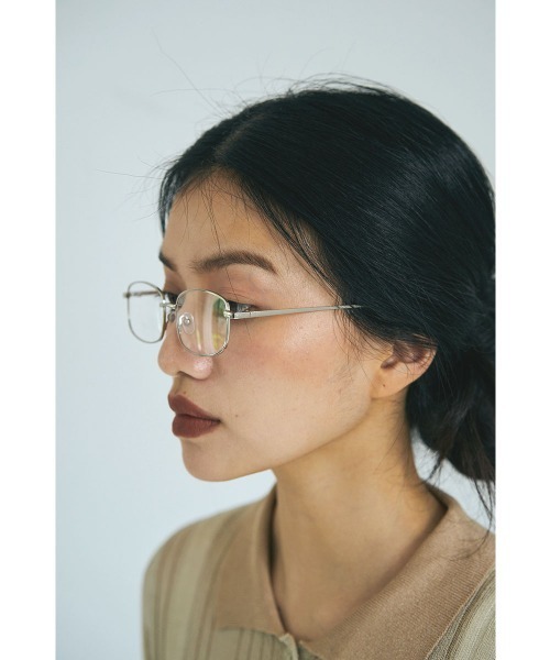 marjour（マージュール）の「METAL FRAME GLASSES（メガネ・レディース・シルバー・FREE）」の7枚目の写真