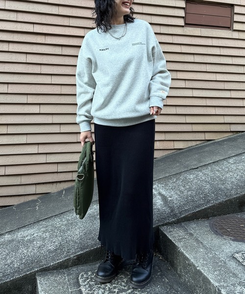 KELTY(ケルティ)の「【KELTY】≪限定別注≫ ロゴプリント 裏起毛スウェット(スウェット・レディース・ホワイト/ブラック/グレー・L/M/XS/S)」の12枚目の写真