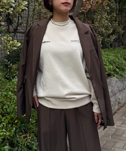 KELTY(ケルティ)の「【KELTY】≪限定別注≫ ロゴプリント 裏起毛スウェット(スウェット・レディース・ホワイト/ブラック/グレー・L/M/XS/S)」の16枚目の写真