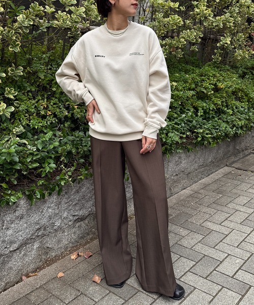 KELTY(ケルティ)の「【KELTY】≪限定別注≫ ロゴプリント 裏起毛スウェット(スウェット・レディース・ホワイト/ブラック/グレー・L/M/XS/S)」の15枚目の写真