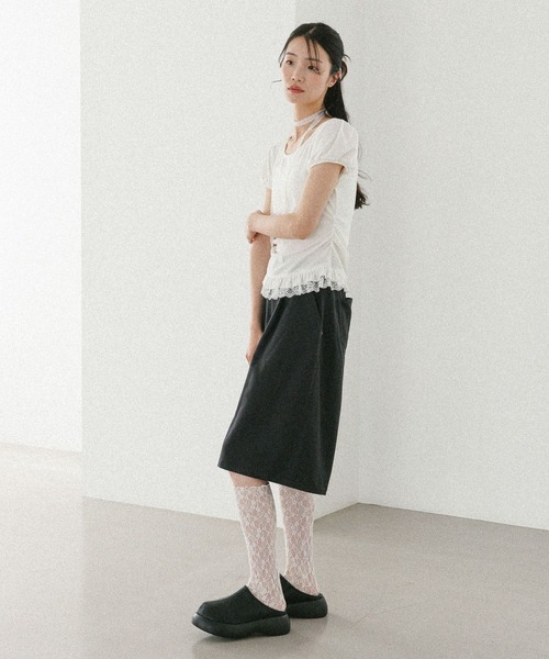 Heather（ヘザー）の「ボリュームソールサボ　497321（サンダル・レディース・ベージュ系その他/ブラック・L/M）」の10枚目の写真