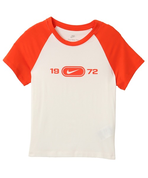 NIKE(ナイキ)の「NIKE AS W NSW NK CHLL KNT TEE RGLN / ナイキ ウィメンズ チル ニット ウィメンズ スリム グラフィック Tシャツ【SP】(Tシャツ/カットソー・レディース・グレー/アイボリー・L/M/S/XS)」の10枚目の写真