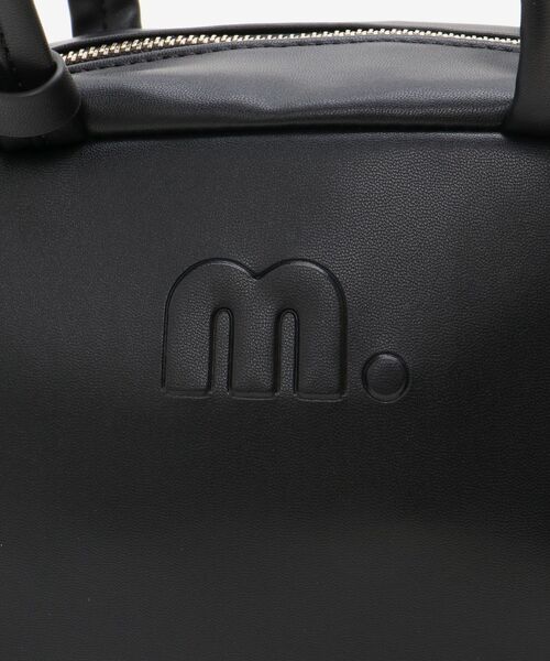 MAJESTIC LEGON(マジェスティックレゴン)の「ハートチャームセットスクエアボストン(ボストンバッグ・レディース・アイボリー/ブラック/ブラウン・FREE)」の6枚目の写真