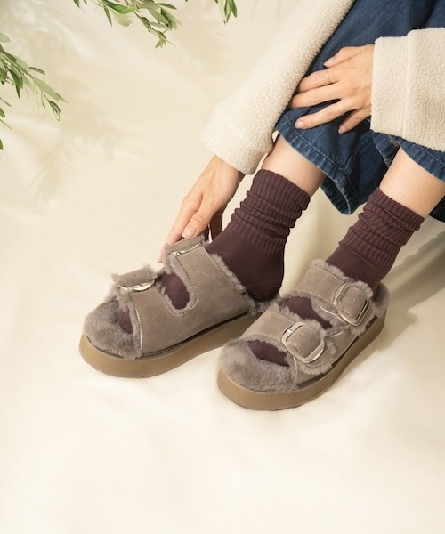 EMU Australia（エミューオーストラリア）の「Cabello（サンダル・レディース・ベージュ/ブラック/スモーク・5/6/7/8）」の3枚目の写真