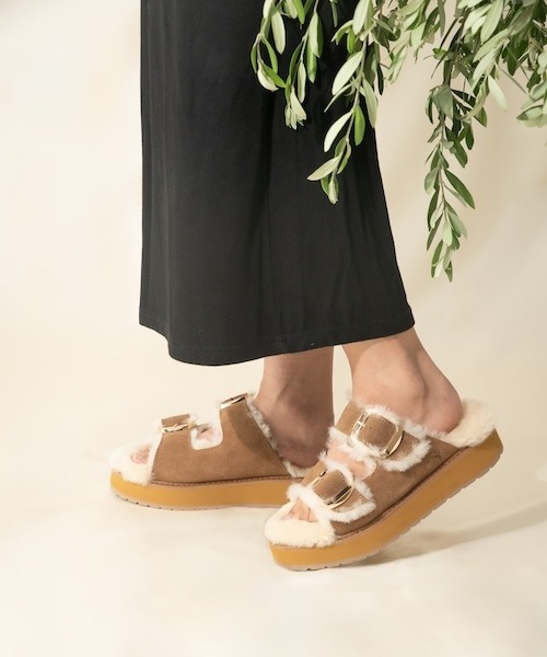 EMU Australia（エミューオーストラリア）の「Cabello（サンダル・レディース・ベージュ/ブラック/スモーク・5/6/7/8）」の5枚目の写真