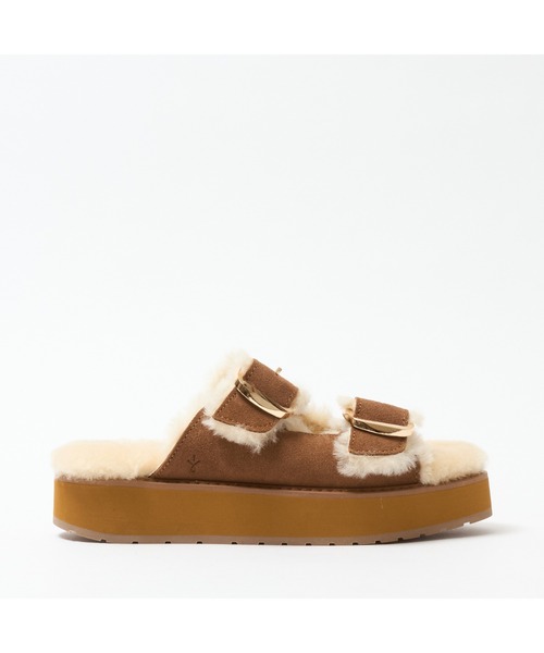 EMU Australia（エミューオーストラリア）の「Cabello（サンダル・レディース・ベージュ/ブラック/スモーク・5/6/7/8）」の7枚目の写真