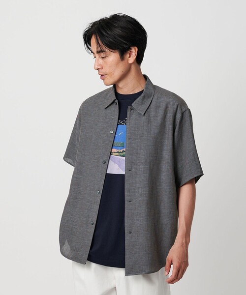 ★Abercrombie & Fitch★キャンプカラーリネンブレンドシャツ KIC_125-5085-00211-150_prod1.