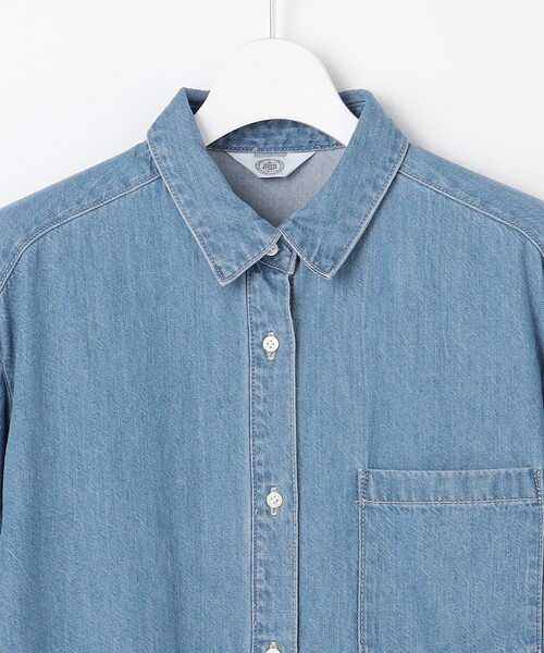 J.PRESS(ジェイプレス)の「デニム シャツ(シャツ/ブラウス・レディース・スカイブルー系・T13/T15)」の15枚目の写真