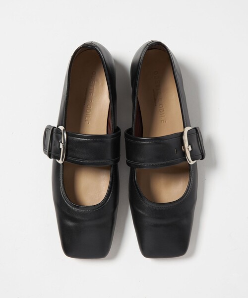 セール】ワイドベルトメリージェーンフラット20↑（パンプス）｜ODETTE