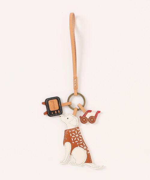 genten(ゲンテン)の「ワクワクチャーム20th ラブラドール(キーケース/キーアクセサリー・レディース・ホワイト・FREE)」の1枚目の写真