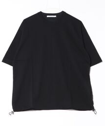 H.A.K（ハク）の「ロゴ刺繍サイロプレミアム天竺カットソー　6分袖（Tシャツ/カットソー）」