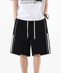 HOOK | サイドラインスウェットショートパンツ (SS)(スウェットパンツ)