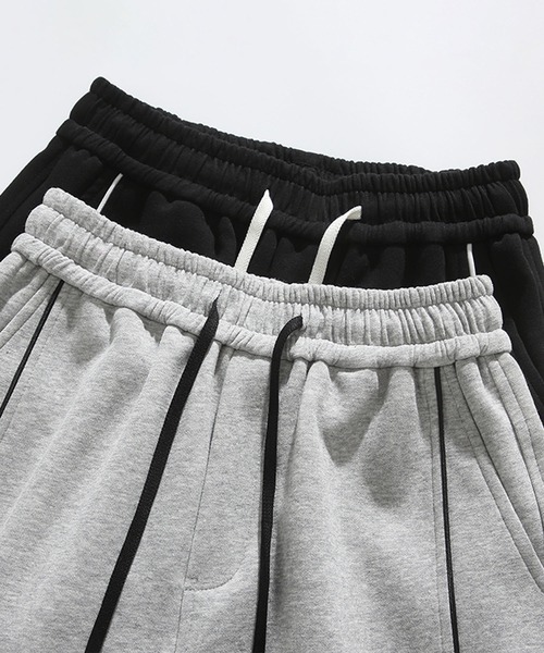 HOOK（フック）の「サイドラインスウェットショートパンツ (SS)（スウェットパンツ・メンズ・ブラック/杢グレー・LARGE/MEDIUM/X-LARGE）」の21枚目の写真