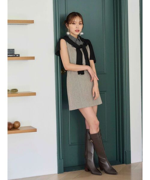 MERCURYDUO(マーキュリーデュオ)の「カーデセットノースリシャツ(シャツ/ブラウス・レディース・その他1/オフホワイト/ブルー・FREE)」の15枚目の写真