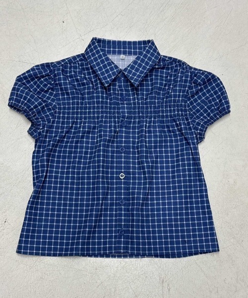 UP START（アップスタート）の「【LAMPOON】シャーリングチェックシャツ（シャツ/ブラウス・レディース・ブルー・MEDIUM/LARGE/SMALL）」の11枚目の写真