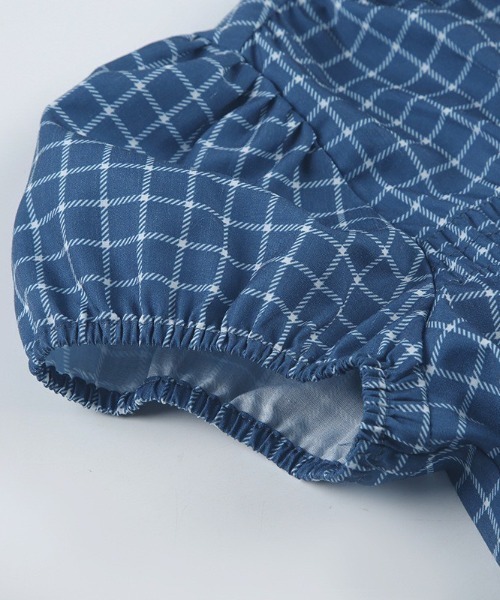 UP START（アップスタート）の「【LAMPOON】シャーリングチェックシャツ（シャツ/ブラウス・レディース・ブルー・MEDIUM/LARGE/SMALL）」の12枚目の写真
