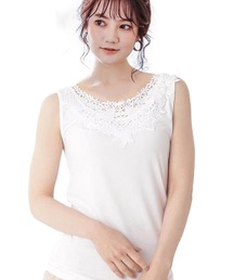 フラワーレース 花柄レース インナー」に該当するレディースのタンク