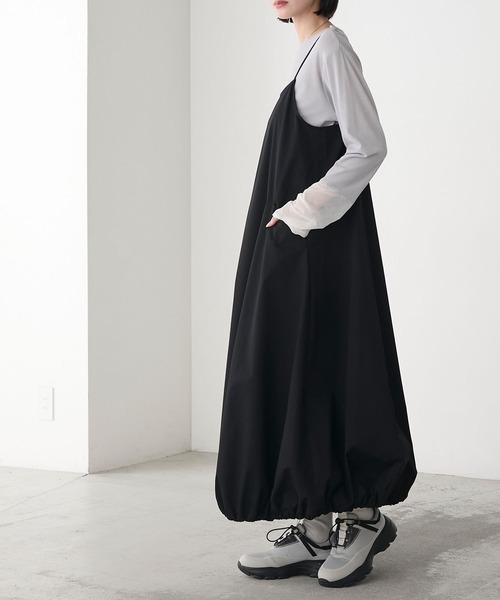 forksy.】バルーンシルエットキャミワンピース（ワンピース）｜forksy