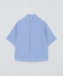 MACKINTOSH PHILOSOPHY ストライプシャツ ヘアラインストライプ バンドカラーシャツ(トップス