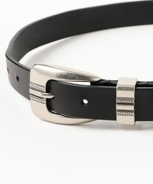 BEAMS BOY（ビームスボーイ）の「25mm レザー ベルト（ベルト・レディース・ブラウン/ブラック・ONE SIZE）」の3枚目の写真