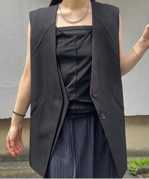 Ameri♡ベストウィズニットジャケット 楽天市場】古着 AMERI UNDRESSED アメリ ニット ベスト S 黄緑系