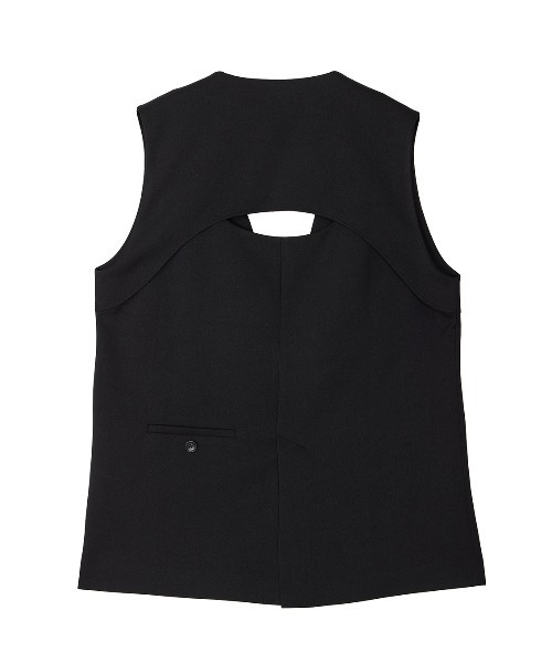 セール】DOUBLE LAYER LIKE CURVE VEST（ベスト）｜Ameri（アメリ）の