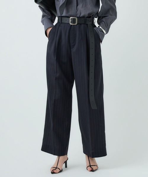 Chaos（カオス）の「Chaos(カオス)/ パティスストライプパンツ（スラックス・レディース・ブルー系その他/グレー系その他・36/38）」の9枚目の写真