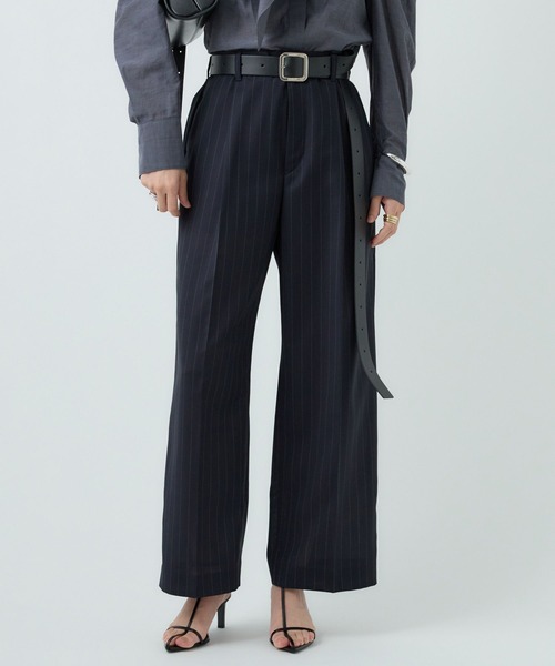 Chaos（カオス）の「Chaos(カオス)/ パティスストライプパンツ（スラックス・レディース・ブルー系その他/グレー系その他・36/38）」の10枚目の写真