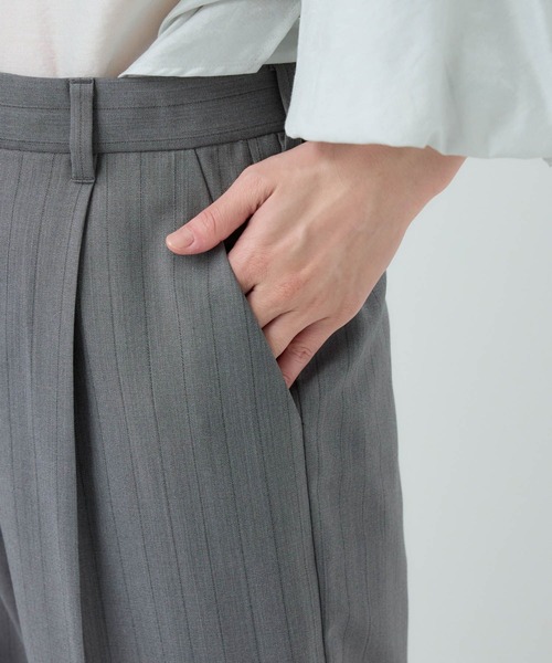 Chaos（カオス）の「Chaos(カオス)/ パティスストライプパンツ（スラックス・レディース・ブルー系その他/グレー系その他・36/38）」の14枚目の写真