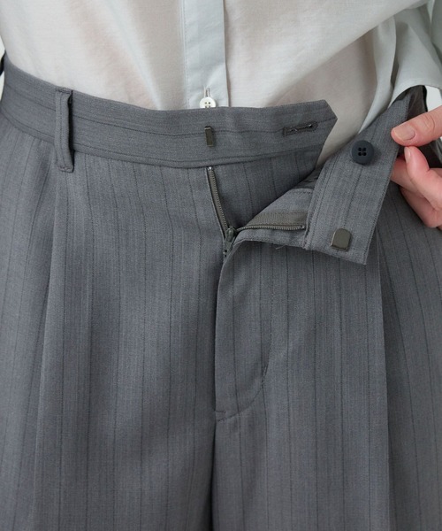 Chaos（カオス）の「Chaos(カオス)/ パティスストライプパンツ（スラックス・レディース・ブルー系その他/グレー系その他・36/38）」の6枚目の写真