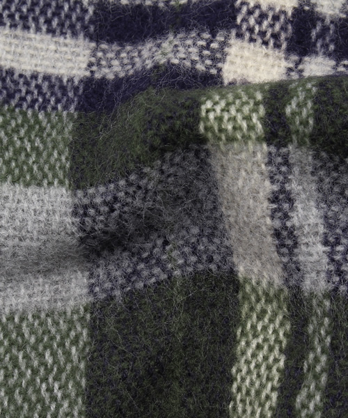 ikka（イッカ）の「チェックストール（マフラー・レディース・レッド系その他/ネイビー/ベージュ・FREE）」の5枚目の写真