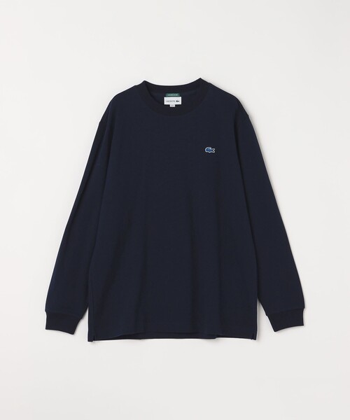 LACOSTE（ラコステ）の「【SHIPS any別注】LACOSTE: ワンポイント ピケ クルーネック Tシャツ 25AW (ロンT)◇（Tシャツ/カットソー・メンズ・ホワイト/カーキ/ネイビー・X-LARGE/LARGE/MEDIUM/SMALL/XX-LARGE）」の20枚目の写真