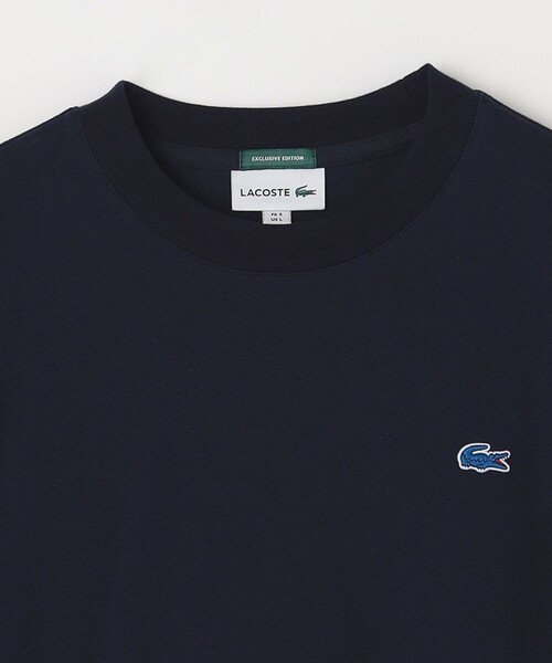 LACOSTE（ラコステ）の「【SHIPS any別注】LACOSTE: ワンポイント ピケ クルーネック Tシャツ 25AW (ロンT)◇（Tシャツ/カットソー・メンズ・ホワイト/カーキ/ネイビー・X-LARGE/LARGE/MEDIUM/SMALL/XX-LARGE）」の21枚目の写真