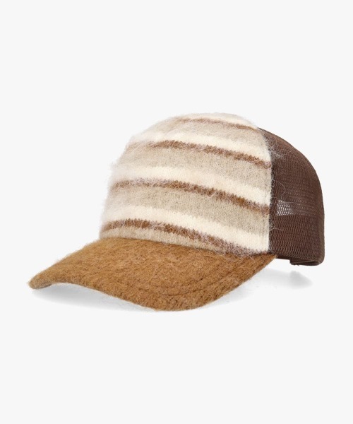 OVERRIDE(オーバーライド)の「OVERRIDE KNIT MESH CAP / オーバーライド(キャップ・レディース・ブラック/ネイビー/ブラウン・57~59cm)」の14枚目の写真