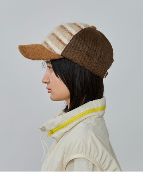 OVERRIDE(オーバーライド)の「OVERRIDE KNIT MESH CAP / オーバーライド(キャップ・レディース・ブラック/ネイビー/ブラウン・57~59cm)」の13枚目の写真