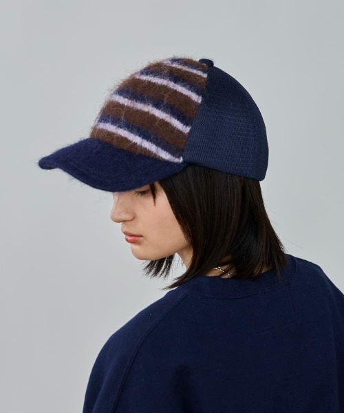 OVERRIDE(オーバーライド)の「OVERRIDE KNIT MESH CAP / オーバーライド(キャップ・レディース・ブラック/ネイビー/ブラウン・57~59cm)」の17枚目の写真