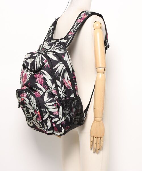 ROXY(ロキシー)の「SHADOW SWELL PRINTED/ロキシー総柄バックパック・リュックサック(バックパック/リュック・レディース・ブラック/ネイビー/ブラック系その他・FREE)」の6枚目の写真