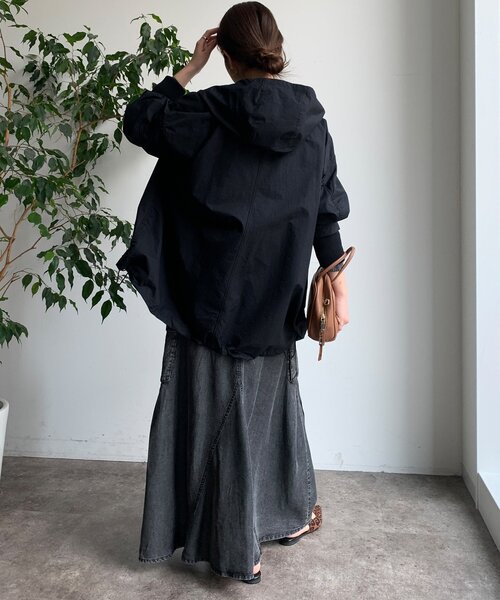 DouDou（ドゥドゥ）の「マンパMA1（その他アウター・レディース・ブラック/ベージュ/ブラウン・FREE）」の8枚目の写真