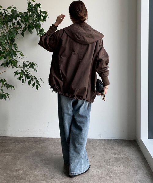 DouDou（ドゥドゥ）の「マンパMA1（その他アウター・レディース・ブラック/ベージュ/ブラウン・FREE）」の18枚目の写真