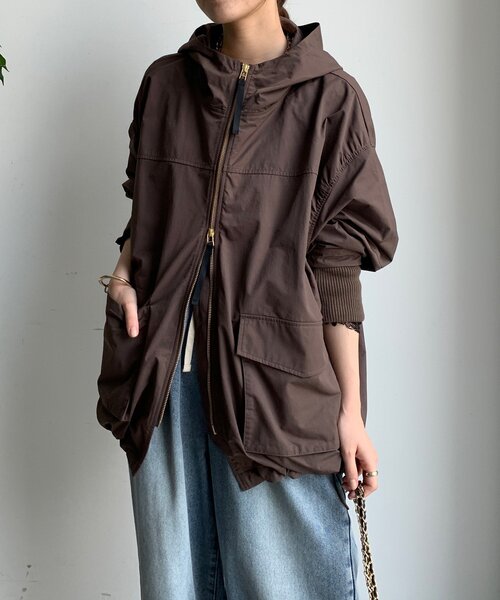 DouDou（ドゥドゥ）の「マンパMA1（その他アウター・レディース・ブラック/ベージュ/ブラウン・FREE）」の21枚目の写真