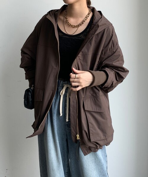 DouDou（ドゥドゥ）の「マンパMA1（その他アウター・レディース・ブラック/ベージュ/ブラウン・FREE）」の22枚目の写真