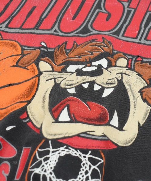 Looney Tunes（ルーニーテューンズ）の「【USED】90’s Looney Tunes “OHIO STATE” カレッジ キャラクター Tシャツ（Tシャツ/カットソー・メンズ・ブラック・X-LARGE）」の3枚目の写真