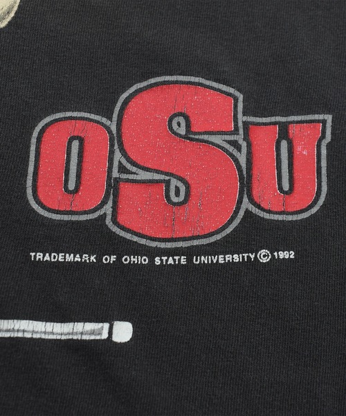 Looney Tunes（ルーニーテューンズ）の「【USED】90’s Looney Tunes “OHIO STATE” カレッジ キャラクター Tシャツ（Tシャツ/カットソー・メンズ・ブラック・X-LARGE）」の4枚目の写真