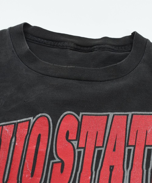 Looney Tunes（ルーニーテューンズ）の「【USED】90’s Looney Tunes “OHIO STATE” カレッジ キャラクター Tシャツ（Tシャツ/カットソー・メンズ・ブラック・X-LARGE）」の9枚目の写真